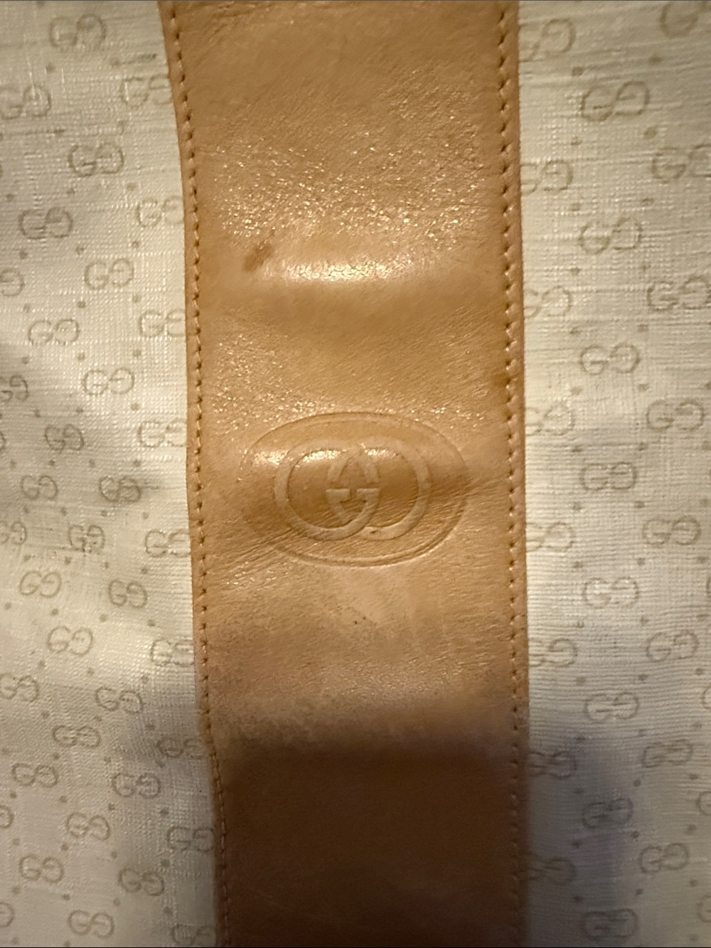 Gucci AUTHENTIC Vintage Micro GG Cream Monogram Duffle Bag. Please see all pics - Picture 14 of 15